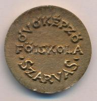 DN "Brunszvik Teréz / Óvóképző Főiskola Szarva" kétoldalas Br emlékérem (41mm) T:1- ph