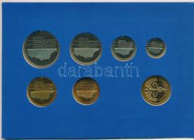 Hollandia 1994. 5c-5G (6xklf) + "Friesland" emlékérem forgalmi sor karton dísztokban T:1
...