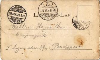 1898 Miskolc, Avas hegység és Református főgimnázium, Széchenyi utca, Városház tér, Minorita templom...