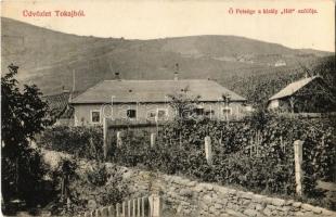 1910 Tokaj, Őfelsége a király Hét szőlője. Amerikai Bazár kiadása