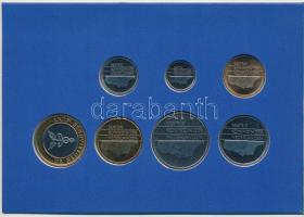 Hollandia 1998. 5c-5G (6xklf) + "Provincie Noord-Holland" emlékérem forgalmi sor karton dí...