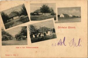 1901 Ada, Földmíves iskola. Berger L. kiadása / farmers school