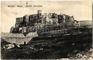 1921 Szepesváralja, Spisské Podhradie; Szepes vára. D. K. E. / Zipser Schloss / Spissky hrad / castle (EK)