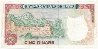 Tunézia, 1980. 5D T:III Tunisia 1980. 5 Dinars C:F Krause KM#75