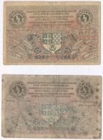 Szerb-Horvát-Szlovén Királyság 1919. 1/2D (2x) T:III,III-  Kingdom of the Serbs, Croats and Slovenes...