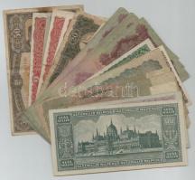 Vegyes 25db-os korona és pengő bankjegy tétel T:II-III-