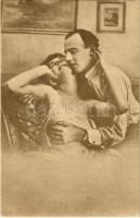 Alfred Hering III - 4 pre-1945 erotic postcards with couple