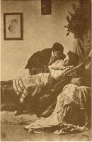 Alfred Hering III - 4 pre-1945 erotic postcards with couple