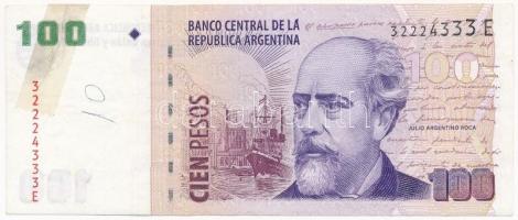 Argentína 1999. 100P T:III ragasztott  Argentina 1999. 100 Pesos C:F taped