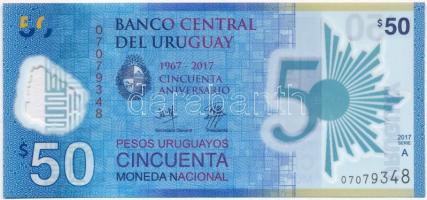 Uruguay 2017. 50P T:II Uruguay 2017. 50 Pesos C:XF