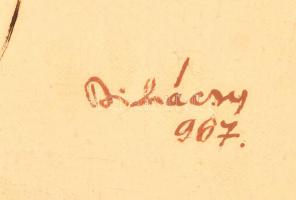 Bihácsy jelzéssel: Salamon Béla színész portréja, olaj, vászon, 50×40 cm