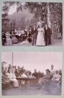 cca 1900 Norvégia, Bergen 46 db nagyméretű. látványos fényképet tartalmazó félbőr album. Benne város...