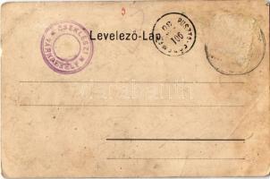 1901 Cseklész, Ceklís, Bernolákovo; Esterházy kastély / castle (EB)