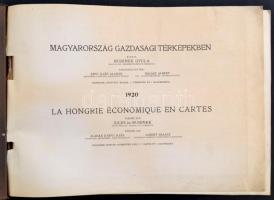 Magyarország gazdasági térképekben. Kiadja Rubinek Gyula. Szerk. Edvi Illés Aladár, Halász Albert. H...