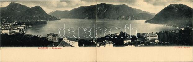 Lugano. folding panoramacard