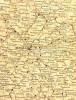 1942 Európai Oroszország térképe, 1:5000.000, M. Kir. Honvéd Térképészeti Intézet,hajtott. 94×63 cm