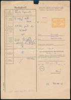 1939-1971 3 db marhalevél