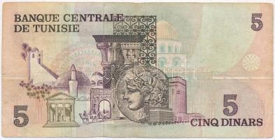 Tunézia 1973. 5D T:III Tunisia 1973. 5 Dinars C:F