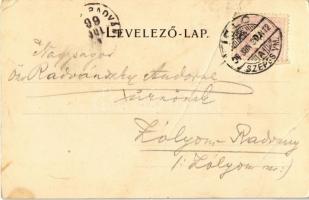 1899 Igló, Zipser Neudorf, Spisská Nová Ves;  Evangélikus elemi és polgári leány iskola. Kiadja Cset...