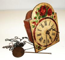 Régi festett falióra (rossz álapotban)