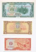 Kambodzsa 1979. 0,5R + 1979. 1R + 1979. 10R T:I Cambodia 1979. 0,5 Riel + 1979. 1 Riel + 1979. 10 Riels C:UNC