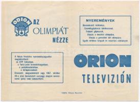 1967. "Olimpiai Sorsjegy Mexikó 1968"  T:II,II-