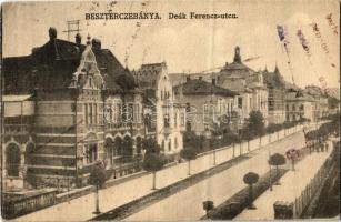 1918 Besztercebánya, Banská Bystrica; Deák Ferenc utca. Kiadja Machold F. / street view, villa (fa)
