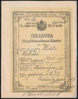 1879 Horvát személyi igazolvány