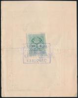 1879 Horvát személyi igazolvány