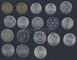 NDK 1969-65. 5M (4x) 2klf, 10M (6x) 3klf, 20M (8x) 4klf T:2,2/3 Összesen 18db!