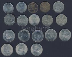 NDK 1969-65. 5M (4x) 2klf, 10M (6x) 3klf, 20M (8x) 4klf T:2,2/3 Összesen 18db!