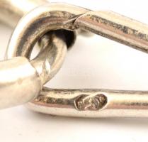 Ezüst(Ag) zsebóralánc, jelzett, h: 38 cm, nettó: 16,6 g