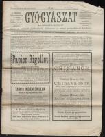 1897 A gyógyászat c. orvostudományi lap 46. száma