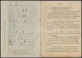 cca 1935 Balatoni hajózással kapcsolatos iratok:  A balatoni téli kikötők,  kikötőmesteri jelentések...