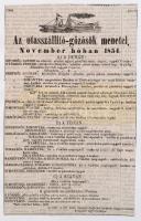 1840-1877 Hajózással kapcsolatos dokumentumok gyűjteménye. DDSG fuvarlevelek, korabeli újsághirdetés...