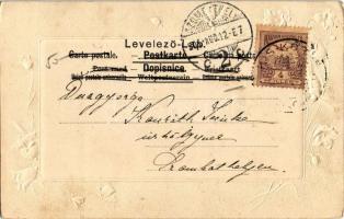 1901 Blaha Sárika. Emb. floral (EK)