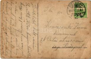 1914 Pozsony, Pressburg, Bratislava; Vasúti őrség, osztrák-magyar katonák  / WWI K.u.K. military, so...