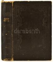 Szent Biblia. Károli Gáspár. Pest, 1859. Heckenast. Egészbőr kötésben. Kopásokkal