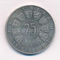 Ausztria 1956. 25Sch Ag "Mozart" T:2 
Austria 1956. 25 Schilling Ag "Mozart" C:...