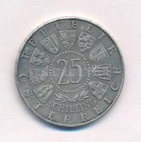 Ausztria 1956. 25Sch Ag "Mozart" T:2 
Austria 1956. 25 Schilling Ag "Mozart" C:...