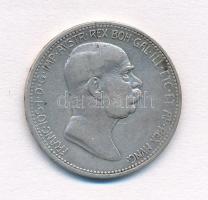 Ausztria 1908. 1K Ag "Ferenc József - Jubileum" T:3 
Austria 1908. 1 Corona Ag "Fran...