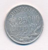 Románia 1946. 25.000L Ag "I. Mihály" T:2
Romania 1946. 25.000 Lei Ag "Mihai I" ...