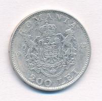 Románia 1942. 200L Ag "I. Mihály" T:2
Romania 1942. 200 Lei Ag "Mihai I" C:XF 
...