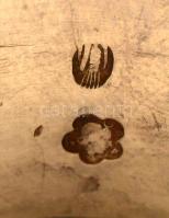 Ezüst(Ag) cukorfogó, jelzett, h: 11 cm, nettó: 43,6 g