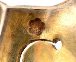 Ezüst(Ag) teaszűrő, jelzett, h: 20 cm, nettó: 84 g