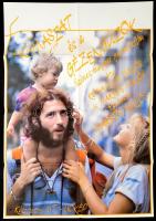 1984 Kismaszat és a Gézengúzok című film plakátja, MOKÉP, hajtott, 81×56 cm