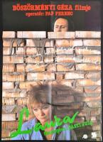 1986 Paraszkay György (1954-): Laura című film plakátja, hajtott, 81×56 cm