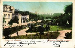 1899 Opava, Troppau; Bahnring-Engelsberganlagen / Engelsberg park (EK)
