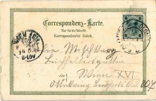 1902 Olomouc, Olmütz; Franz Josef-platz, Nieder-Ring, Oberring / Franz Joseph Square, market square,...