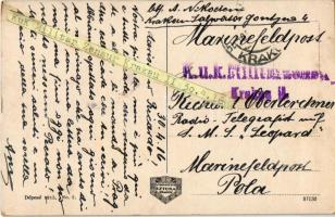 1916 Kraków, Krakau, Krakkó;  Uniwersytet / Universität / University + K.u.K. Militärzensur Krakau M...